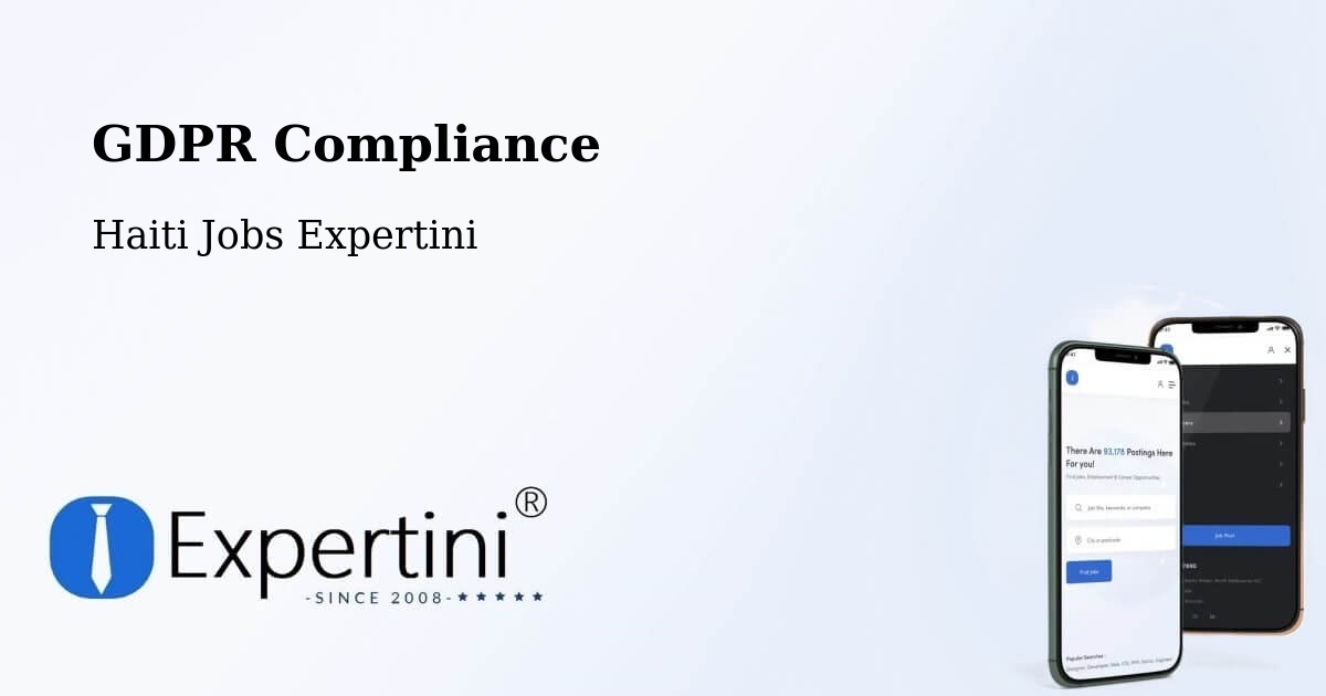 EU GDPR Compliance Statement – Saint Raphaël - Haiti Jobs Expertini
