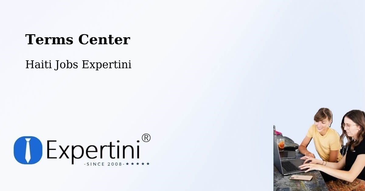 Terms of Service – Saint Raphaël - Haiti Jobs Expertini